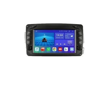 SupplySwap Android bilradio til Mercedes Benz, 2 Din, GPS-navigation, RDS, DSP Carplay, S3 AHD2
