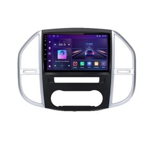 SupplySwap Bilradio Multimedia GPS, AI Voice Control, Android Auto Integration, V1 C (1GB 32GB)