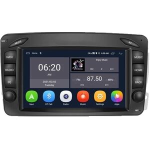 SupplySwap Bil Stereo, Android Auto, Bluetooth Forbindelse, 1+16G 12 LED DVR