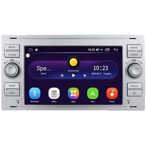 SupplySwap Bilradio til Android, Ford Focus S-max C MAX Kuga Galaxy Fiesta Transit Fusion Connect Mondeo Carplay Autoradio Audio AI Voice