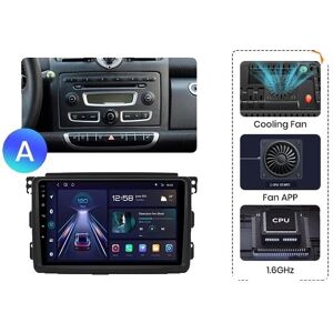 SupplySwap Bilradio Multimedia Navigation, Android 2din, CarPlay Stereo, 4G-WIFI 6GB-128GB A