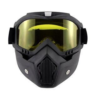 High Discount Motorcykelhjelm Maske Skjold Beskyttelsesbriller Åben ansigt Cykel Motocross Briller Motorcykel - 2