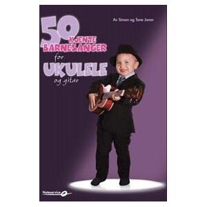 50 kjente barnesanger for ukulele og gitar