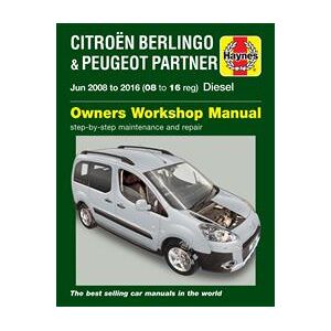 Citroen Berlingo & Peugeot Partner Diesel (June 08 - 16) 08 to 16 Haynes Repair Manual