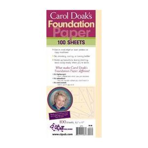 Carol Doak's Foundation Paper