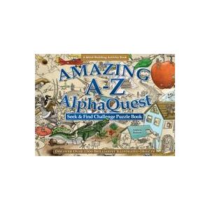 Amazing A–Z AlphaQuest Seek & Find Challenge Puzzle Book