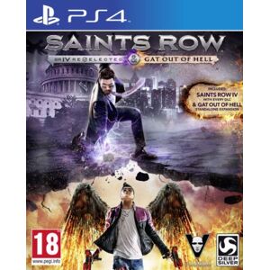 Deep Silver Saints Row IV: Re-Elected & Gat Out Of Hell First Edition - Playstation 4 (brugt)
