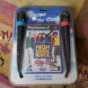 MediaTronixs High School Musical: Sing It! with Microphones (Playstation 2 PS2) - Game 3SLN Fast Pre-Owned