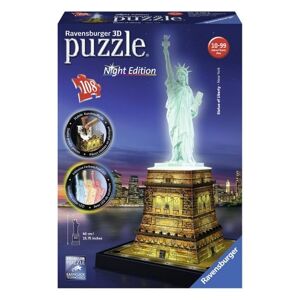 Ravensburger Statue of Liberty Night Edition 3D - 108 brikker