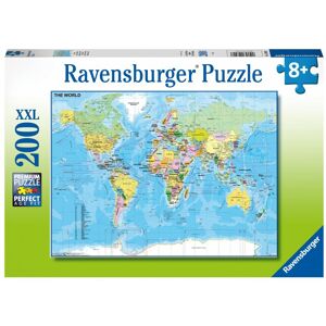 Världskarta Pussel 200 bitar Ravensburger