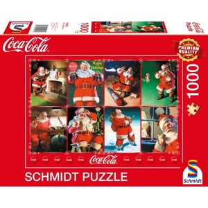 Coca Cola Santa Claus Julpussel 1000 bitar Schmidt