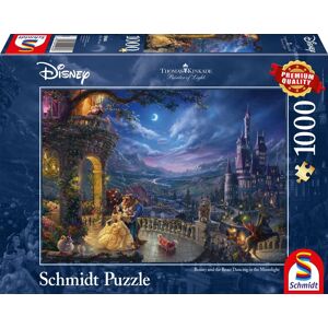 Disney The Beauty and the Beast Dancing Thomas Kinkade Pussel 1000 bitar Schmidt