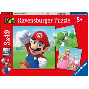 Super Mario Pussel 3x49 bitar Ravensburger