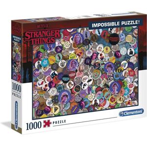 1000 pcs. Impossible Puzzle Clementoni Stranger Things Puslespil