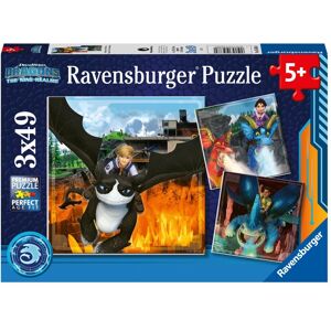 How To Train Your Dragons Pussel 3x49 bitar Ravensburger