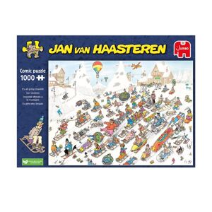 Jan Van Haasteren It´s All Going Downhill Pussel 1000 bitar, Jumbo