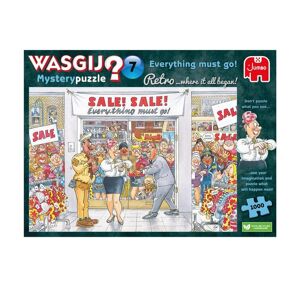 Wasgij Retro Mystery 7 everything must go Pussel 1000 bitar, Jumbo