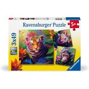 Pussel Jungle Babies 3x49 bitar, Ravensburger