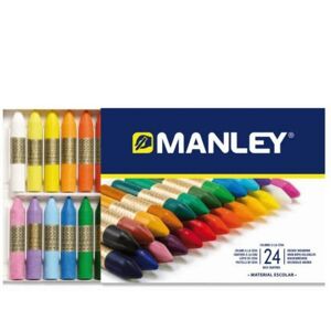 Coloured crayons Manley MNC00066/124 24 Pieces