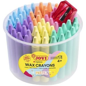 Coloured crayons Jovi Jumbo Pastel 60 Pieces Multicolour