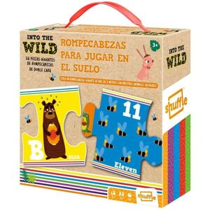 Puzzle Shuffle Into the Wild Children's 26 Pieces