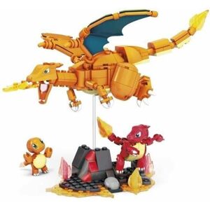 Construction set Megablocks Charmander Charmilion Charizard Pokémon 300 Pieces