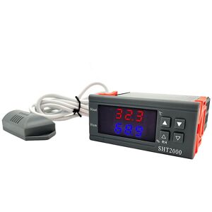 High Discount SHT2000 Digital temperaturfugtighedskontrol Hjem Køleskab Termostat Humidistat termometer Hygrometer AC 110V 220V