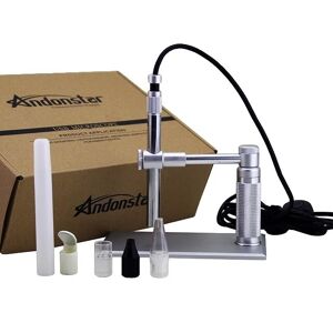 SupplySwap Digitalt mikroskop, 2MP opløsning, 8 LED-lys, 500X, A1