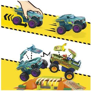 Smash 'N Crash -Wrex B Yard Stunt Course Toys Toy Cars & Vehicles Race Tracks Multi/patterned MEGA Hot Wheels