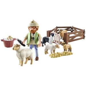 Country Ung Hyrde Med Fåreflok - 71444 Toys Playmobil Toys Playmobil Country Multi/patterned PLAYMOBIL