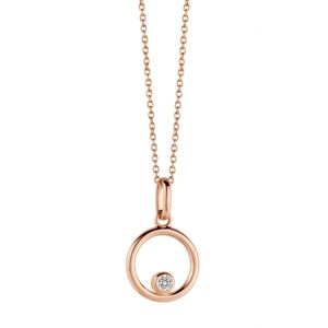 Spirit Icons Infinity Necklace Rosaforgyldt Sølv Halskæde