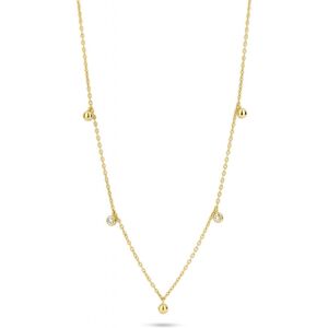 Spirit Icons Sway 14 Karat Guld Halskæde med Diamanter 0,04 Carat W/VS