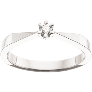 Victoria Ring 0,05 ct. i 14 Karat Hvidguld fra Scrouples