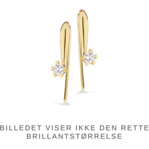 Vida Øreringe 0,06 ct. i 8 Karat Guld fra Scrouples