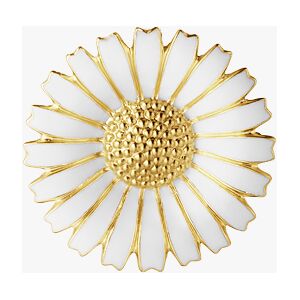 Daisy Marguerit Forgyldt Sølv Broche fra Georg Jensen