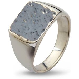 By Birdie Cushion Hammered Sterling Sølv Ring 50110190F