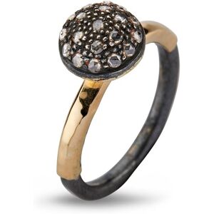 By Birdie Victoria Rose 14 Karat Guld Ring med 14 Karat Guld og Diamanter 0,35 Carat