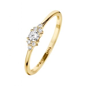 Vida 14 Karat Guld Ring fra Spirit Icons med Diamanter 0,16 Carat W/VS
