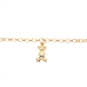 Bamse 14 Karat Guld Armbånd fra Scrouples 670495