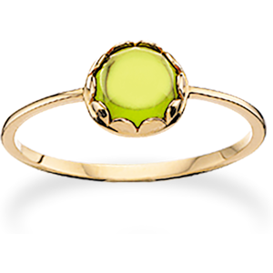 14 Karat Guld Ring fra Scrouples med Peridot 710635