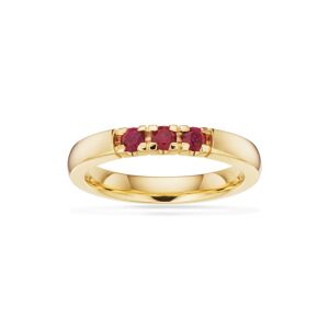 Scrouples Grace Ring i 14 Karat Guld med Rubin 7215,3R