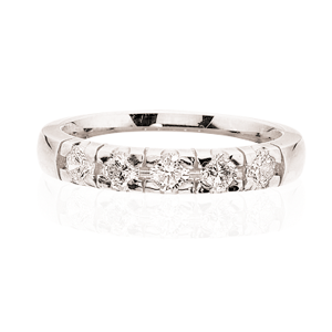 14 Karat Hvidguld Ring fra Scrouples med Diamanter 0,35 Carat W/SI