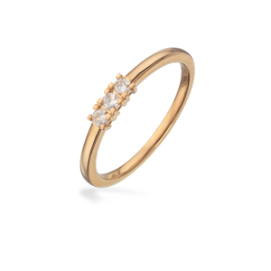 Kleopatra Ring 0,12 ct. i 14 Karat Guld fra Scrouples