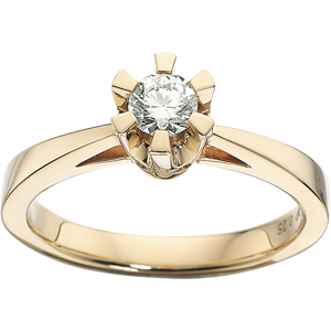 Prinsesse Ring 0,25 ct. i 14 Karat Guld fra Scrouples