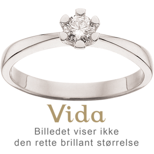 Vida Ring 0,25 ct. i 14 Karat Hvidguld fra Scrouples