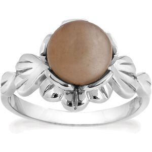 Rabinovich Crown Imperial Sterling Sølv Ring med Peach Månesten