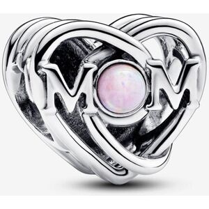 Pandora Mom And Heart Charm i Sterling Sølv 793233C01