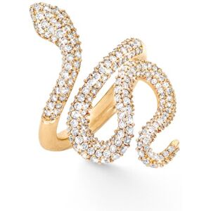 OLE LYNGGAARD RING MELLEM SNAKE MED 239 DIAMANTER