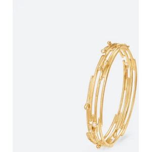 Ole Lynggaard Boho 18 Karat Guld Armring med Brillanter 0,03 Carat TW/VS