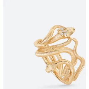 Medusa Snake 18 Karat Guld Ring fra Ole Lynggaard med Diamanter 0,03 Carat TW/VS